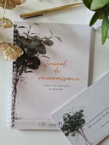 French Gratitude Journal | Mon journal de reconnaissance